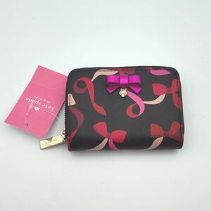 NWT Kate Spade Wrapping Party 🎀 Small Zip Wallet $159